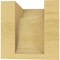 Ekena Millwork 4"W x 4"D x 4"H Wide Carmel Rough Cedar Woodgrain TimberThane Corbel, Primed Tan CORUR04X04X04CARRCPR - alternate 3